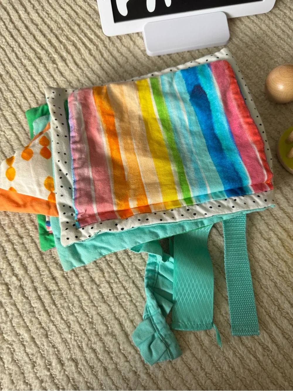 Lovevery toys from the Charmer and Senser kits
